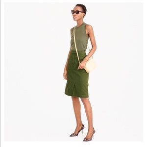 J.Crew Factory khaki a line skirt